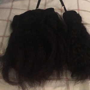 Slove Rosa coarse yaki kinky straight clip ins
